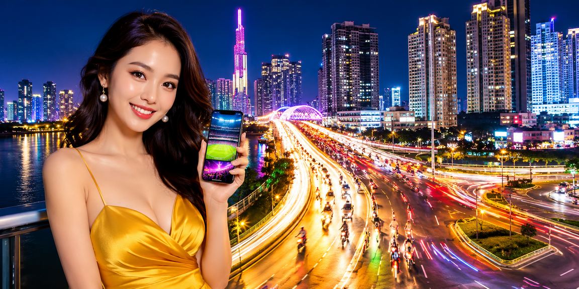 Cá cược thể thao ban đêm tại Hồ Chí Minh với ánh đèn neon rực rỡ