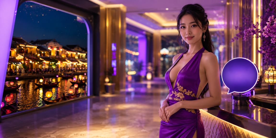 Phố đêm Hội An rực rỡ ánh đèn neon, biểu trưng cho trải nghiệm cá cược trực tuyến sôi động