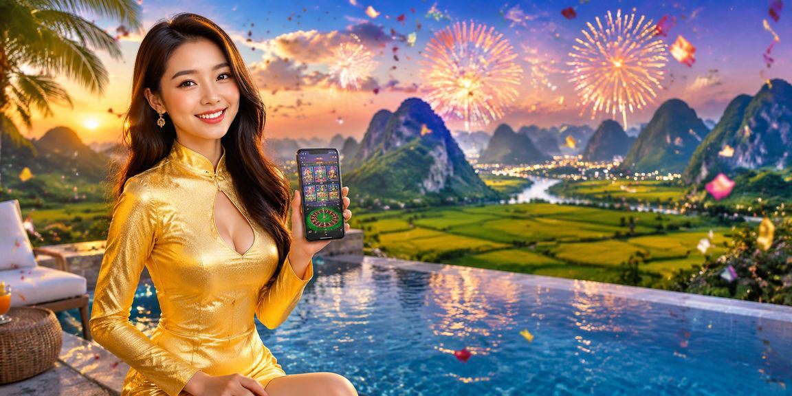 Người dùng Ninh Bình trải nghiệm ứng dụng casino trên điện thoại với trang phục áo dài